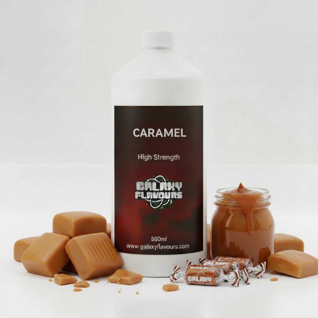 Galaxy Flavours Caramel Food Flavouring Concentrate – Professional High Strength, Vegan, Gluten-Free