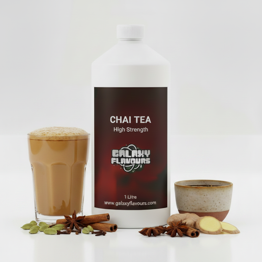 Galaxy Flavours Chai Tea Food Flavouring Concentrate – Professional High Strength, Vegan, Gluten-Free