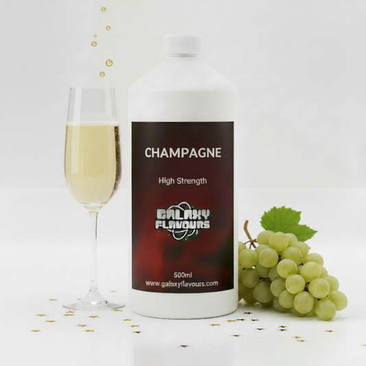 Galaxy Flavours Champagne Food Flavouring Concentrate – Professional High Strength, Vegan, Gluten-Free