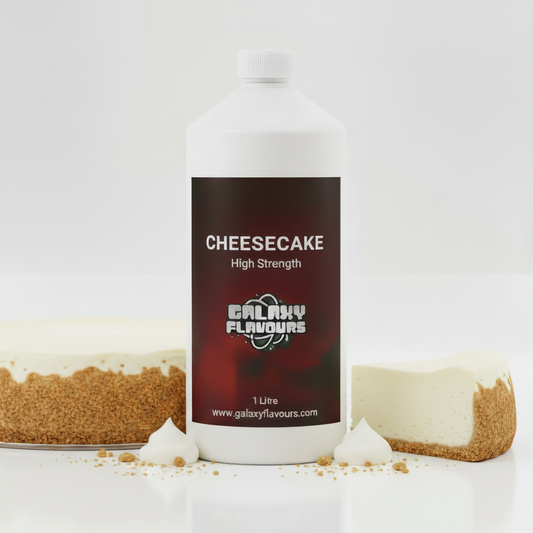 Galaxy Flavours Cheesecake (Graham Crust) Food Flavouring Concentrate – Professional High Strength, Vegan, Gluten-Free