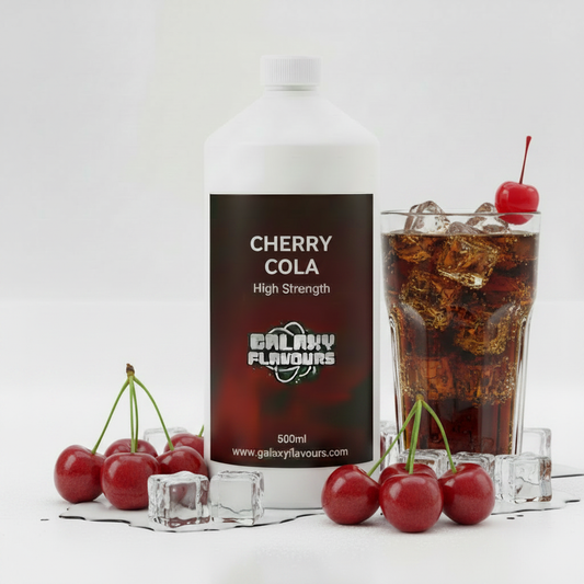 Galaxy Flavours Cherry Cola Food Flavouring Concentrate – Professional High Strength, Vegan, Gluten-Free