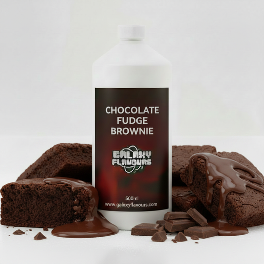 Galaxy Flavours Chocolate Fudge Brownie Food Flavouring Concentrate – Professional High Strength, Vegan, Gluten-Free