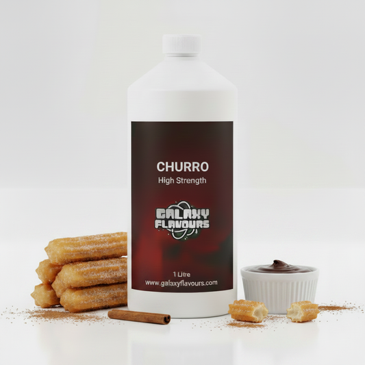 Galaxy Flavours Churro Food Flavouring Concentrate – Professional High Strength, Vegan, Gluten-Free