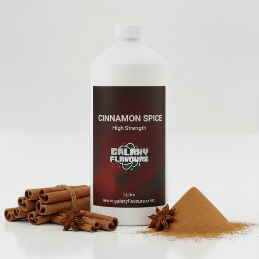 Galaxy Flavours Cinnamon Spice Food Flavouring Concentrate – Professional High Strength, Vegan, Gluten-Free