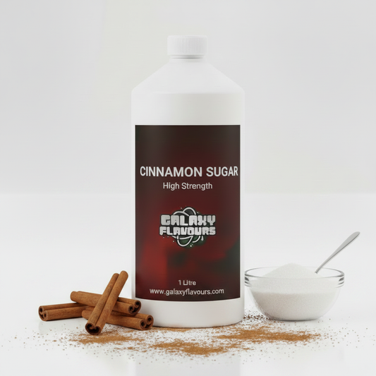 Galaxy Flavours Cinnamon Sugar Food Flavouring Concentrate – Professional High Strength, Vegan, Gluten-Free