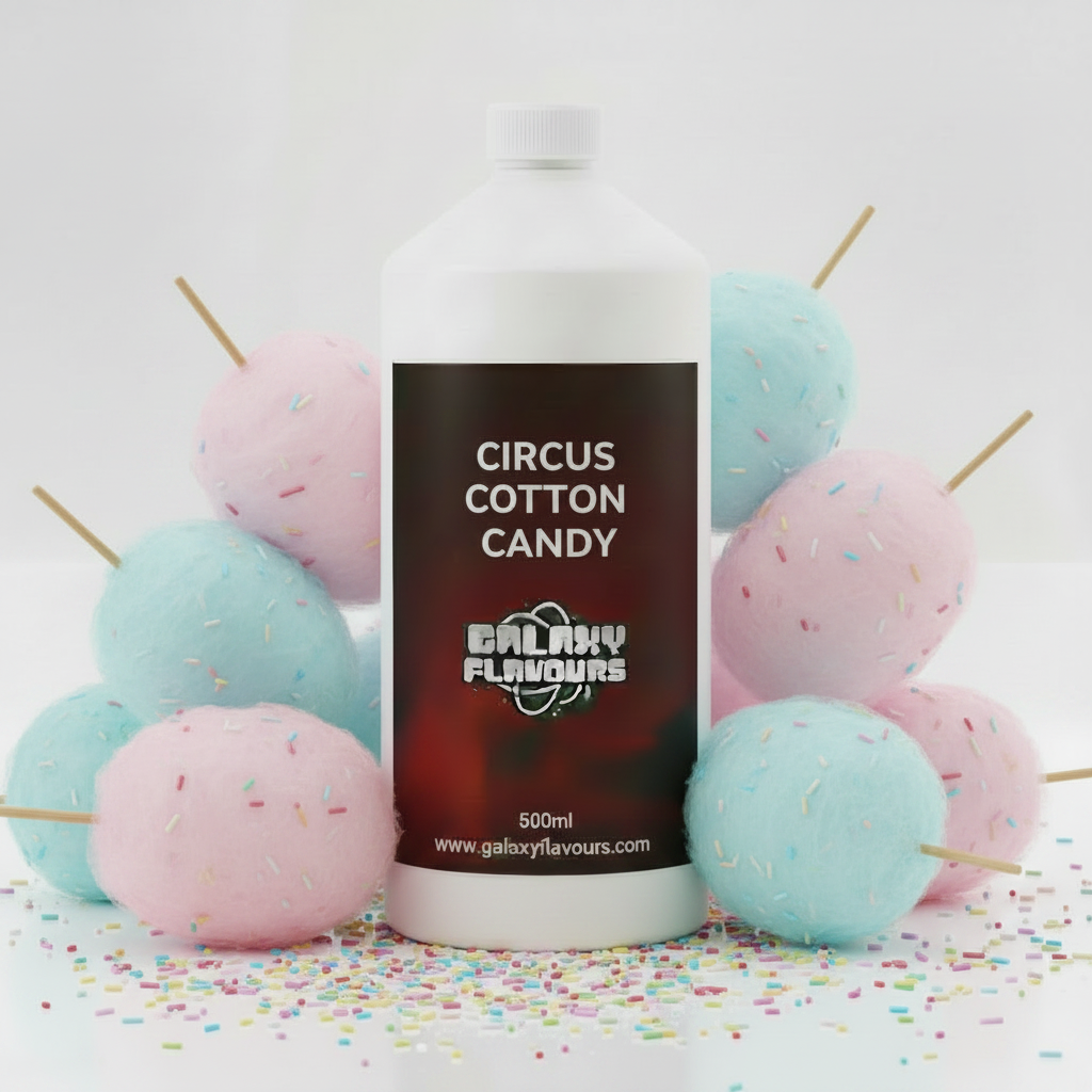 Galaxy Flavours Circus Cotton Candy Food Flavouring Concentrate – Professional High Strength, Vegan, Gluten-Free