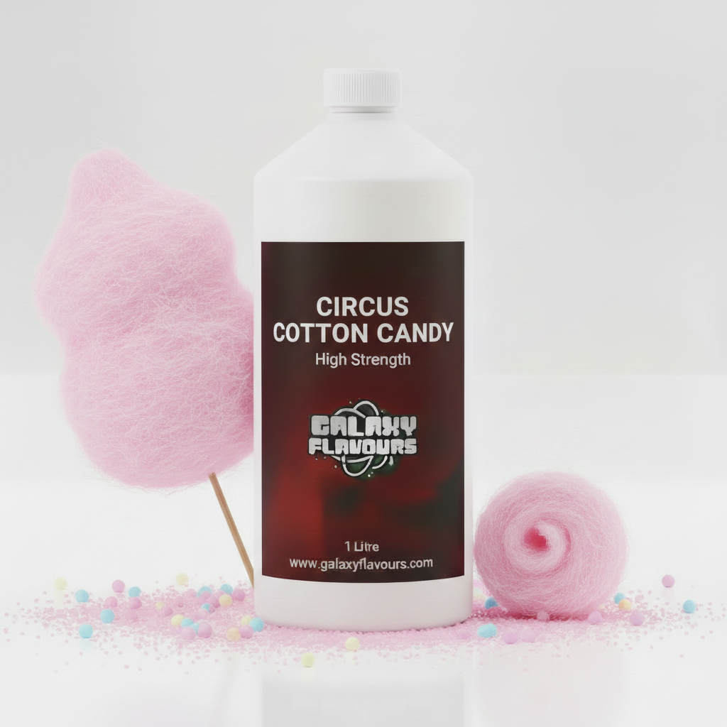 Galaxy Flavours Circus Cotton Candy Food Flavouring Concentrate – Professional High Strength, Vegan, Gluten-Free