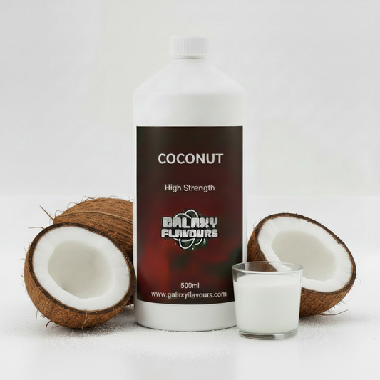 Galaxy Flavours Coconut Food Flavouring Concentrate – Professional High Strength, Vegan, Gluten-Free