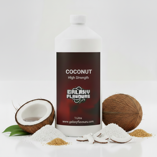 Galaxy Flavours Coconut Food Flavouring Concentrate – Professional High Strength, Vegan, Gluten-Free