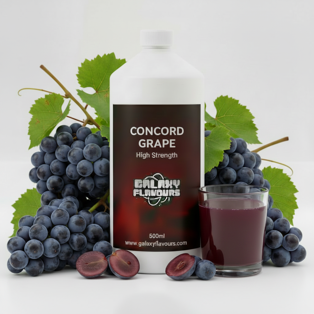 Galaxy Flavours Concord Grape Food Flavouring Concentrate – Professional High Strength, Vegan, Gluten-Free
