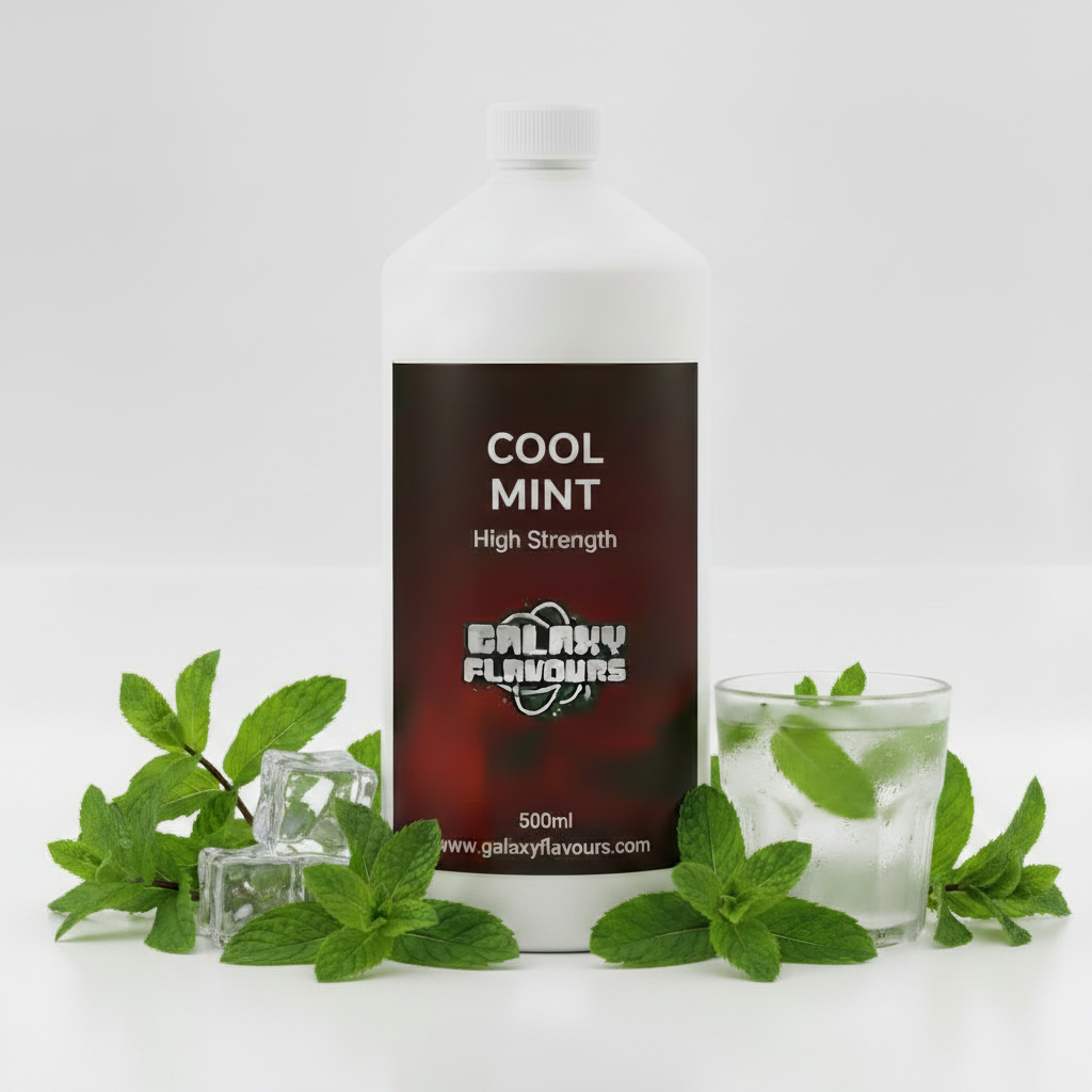 Galaxy Flavours Cool Mint Food Flavouring Concentrate – Professional High Strength, Vegan, Gluten-Free