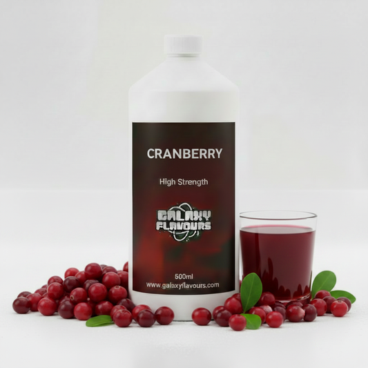 Galaxy Flavours Cranberry Food Flavouring Concentrate – Professional High Strength, Vegan, Gluten-Free