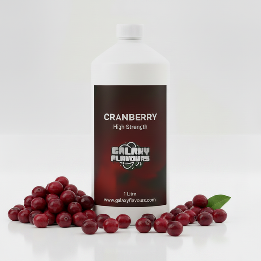 Galaxy Flavours Cranberry Food Flavouring Concentrate – Professional High Strength, Vegan, Gluten-Free