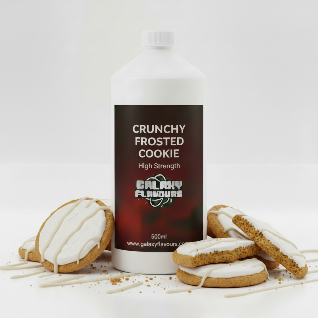 Galaxy Flavours Crunchy Frosted Cookie Food Flavouring Concentrate – Professional High Strength, Vegan, Gluten-Free
