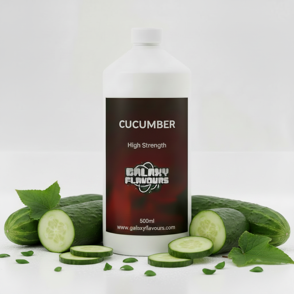 Galaxy Flavours Cucumber Food Flavouring Concentrate – Professional High Strength, Vegan, Gluten-Free