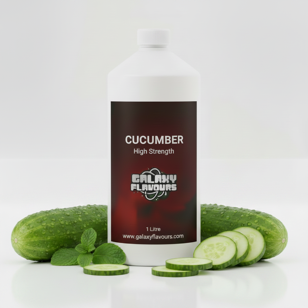 Galaxy Flavours Cucumber Food Flavouring Concentrate – Professional High Strength, Vegan, Gluten-Free