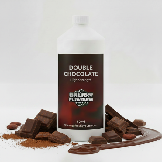 Galaxy Flavours Double Chocolate Food Flavouring Concentrate – Professional High Strength, Vegan, Gluten-Free