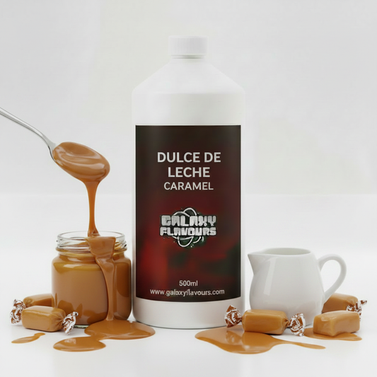 Galaxy Flavours Dulce De Leche Caramel Food Flavouring Concentrate – Professional High Strength, Vegan, Gluten-Free