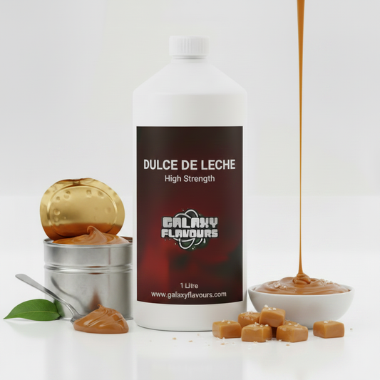 Galaxy Flavours Dulce De Leche Caramel Food Flavouring Concentrate – Professional High Strength, Vegan, Gluten-Free