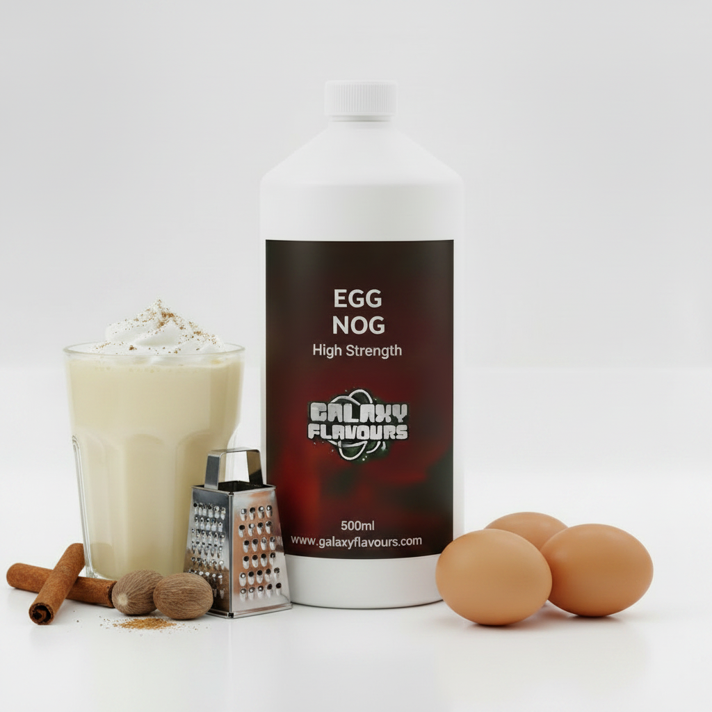 Galaxy Flavours Egg Nog Food Flavouring Concentrate – Professional High Strength, Vegan, Gluten-Free