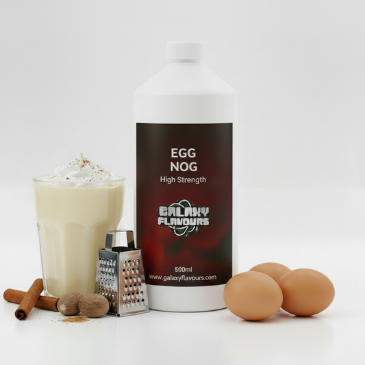 Galaxy Flavours Egg Nog Food Flavouring Concentrate – Professional High Strength, Vegan, Gluten-Free
