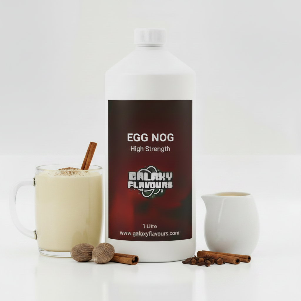 Galaxy Flavours Egg Nog Food Flavouring Concentrate – Professional High Strength, Vegan, Gluten-Free