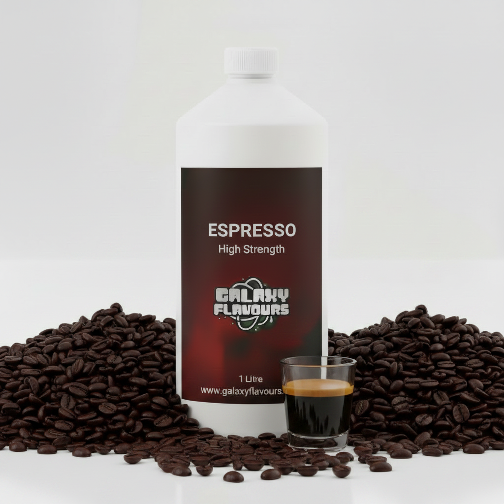 Galaxy Flavours Espresso Food Flavouring Concentrate – Professional High Strength, Vegan, Gluten-Free