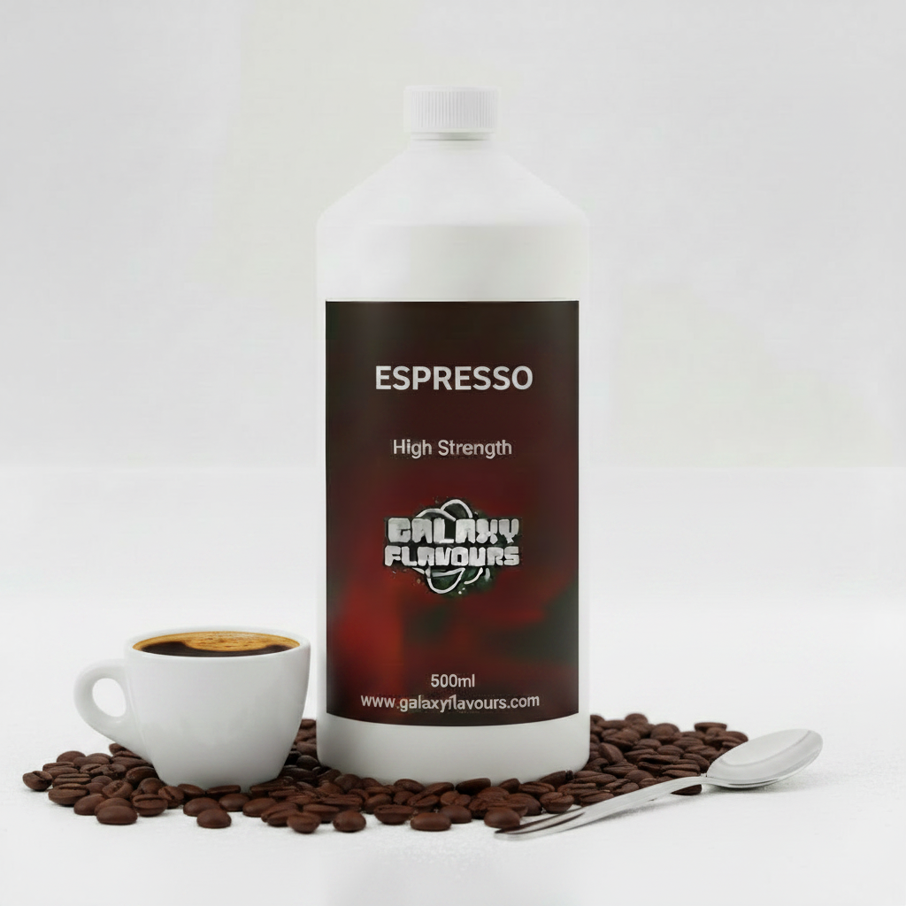 Galaxy Flavours Espresso Food Flavouring Concentrate – Professional High Strength, Vegan, Gluten-Free