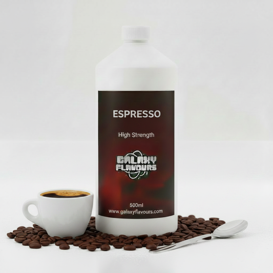 Galaxy Flavours Espresso Food Flavouring Concentrate – Professional High Strength, Vegan, Gluten-Free