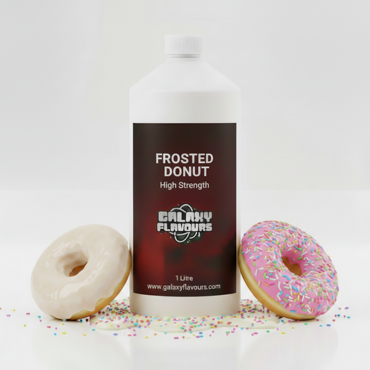 Galaxy Flavours Frosted Donut Food Flavouring Concentrate – Professional High Strength, Vegan, Gluten-Free