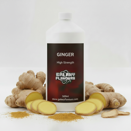 Galaxy Flavours Ginger Food Flavouring Concentrate – Professional High Strength, Vegan, Gluten-Free