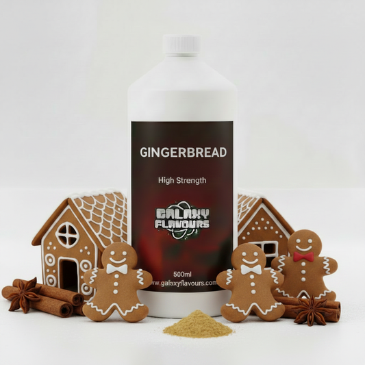 Galaxy Flavours Gingerbread Food Flavouring Concentrate – Professional High Strength, Vegan, Gluten-Free