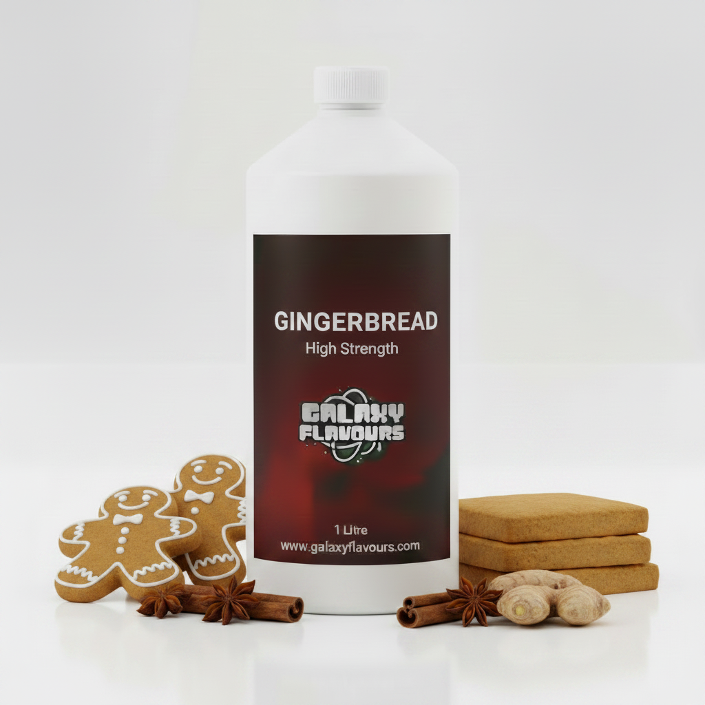 Galaxy Flavours Gingerbread Food Flavouring Concentrate – Professional High Strength, Vegan, Gluten-Free