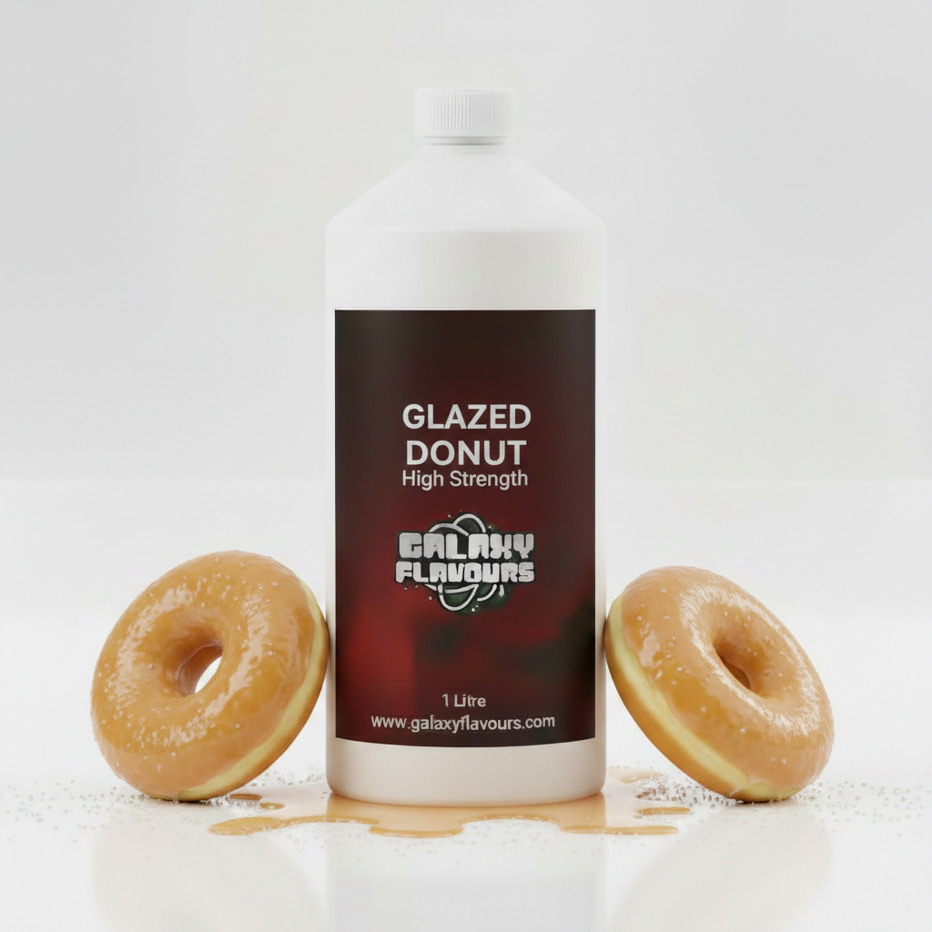 Galaxy Flavours Glazed Donut Food Flavouring Concentrate – Professional High Strength, Vegan, Gluten-Free
