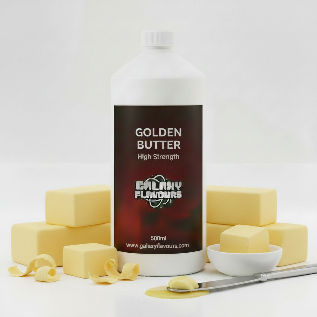Galaxy Flavours Golden Butter Food Flavouring Concentrate – Professional High Strength, Vegan, Gluten-Free