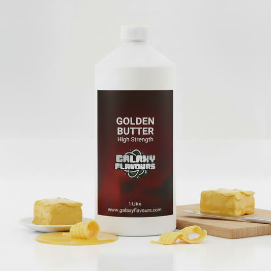 Galaxy Flavours Golden Butter Food Flavouring Concentrate – Professional High Strength, Vegan, Gluten-Free