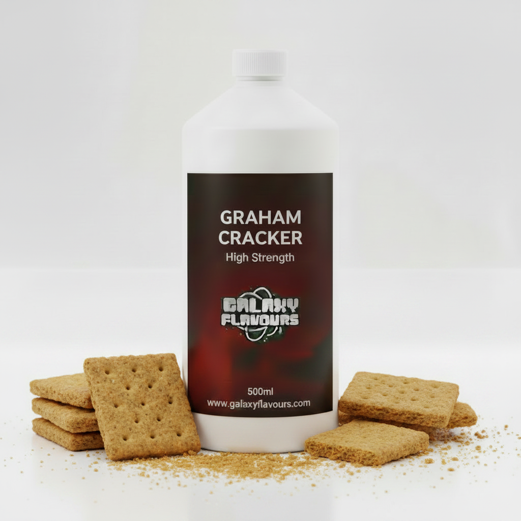 Galaxy Flavours Graham Cracker Food Flavouring Concentrate – Professional High Strength, Vegan, Gluten-Free