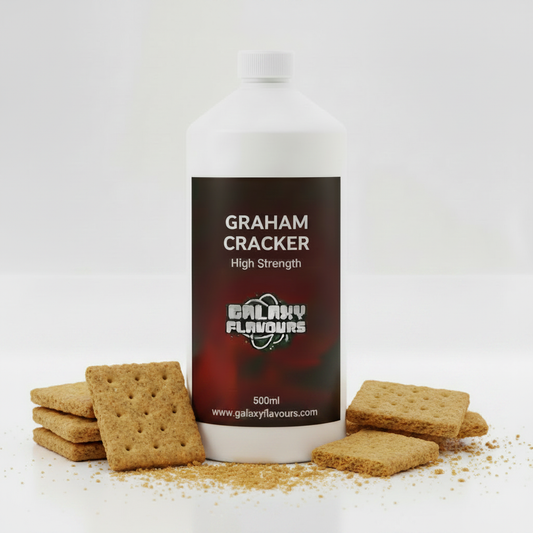 Galaxy Flavours Graham Cracker Food Flavouring Concentrate – Professional High Strength, Vegan, Gluten-Free