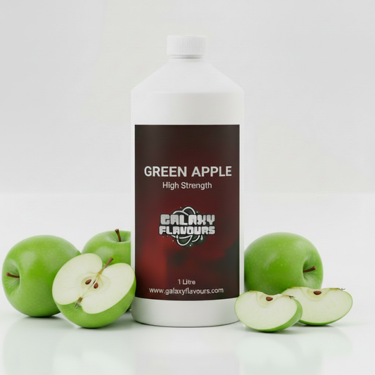 Galaxy Flavours Green Apple Food Flavouring Concentrate – Professional High Strength, Vegan, Gluten-Free