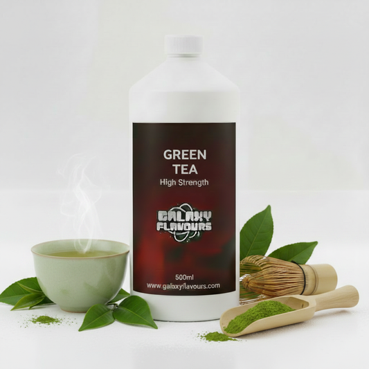 Galaxy Flavours Green Tea Food Flavouring Concentrate – Professional High Strength, Vegan, Gluten-Free