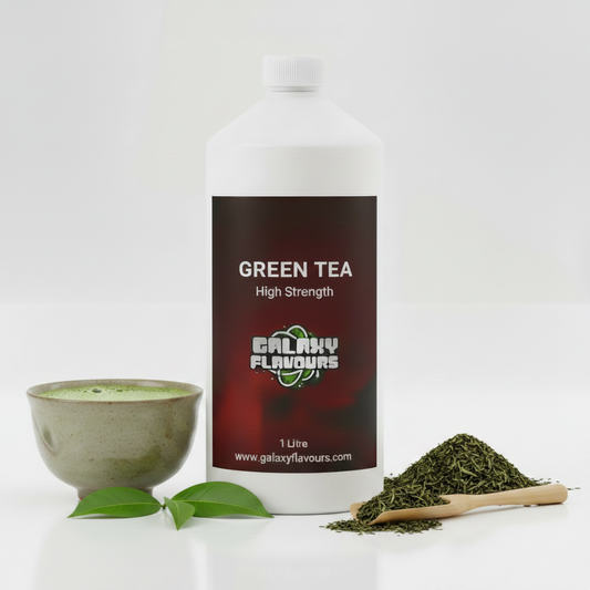 Galaxy Flavours Green Tea Food Flavouring Concentrate – Professional High Strength, Vegan, Gluten-Free