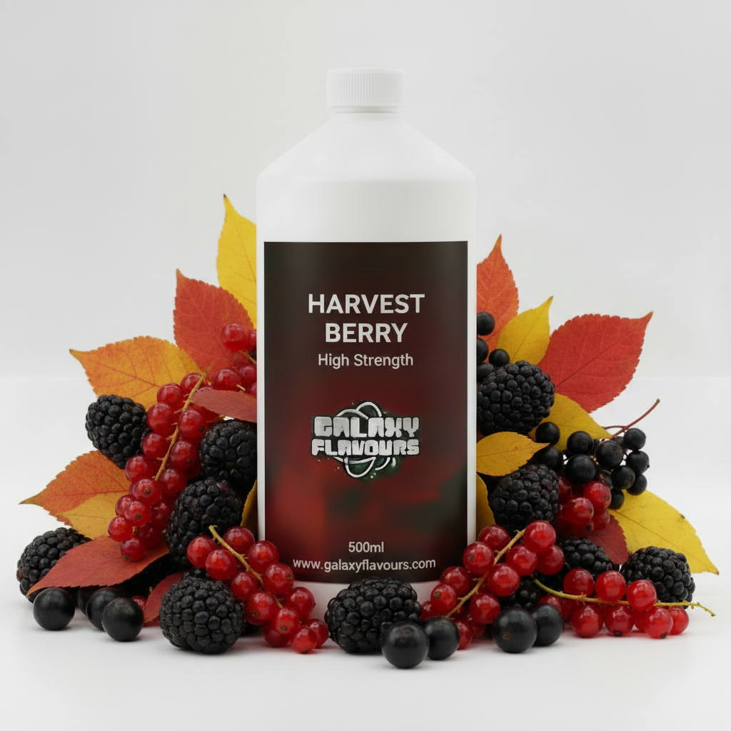 Galaxy Flavours Harvest Berry Food Flavouring Concentrate – Professional High Strength, Vegan, Gluten-Free