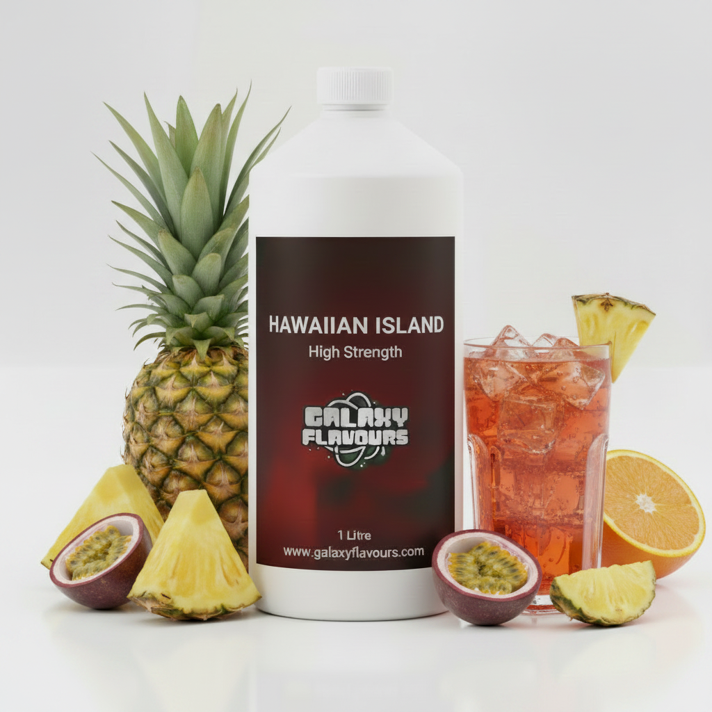 Galaxy Flavours Hawaiian Island Punch Food Flavouring Concentrate – Professional High Strength, Vegan, Gluten-Free