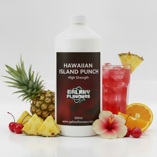 Galaxy Flavours Hawaiian Island Punch Food Flavouring Concentrate – Professional High Strength, Vegan, Gluten-Free