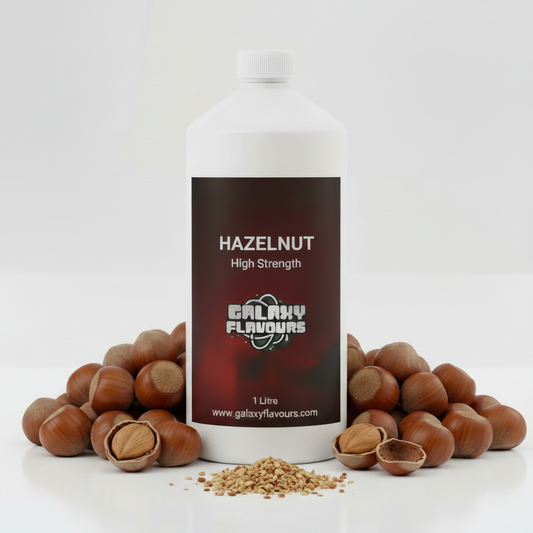 Galaxy Flavours Hazelnut Food Flavouring Concentrate – Professional High Strength, Vegan, Gluten-Free