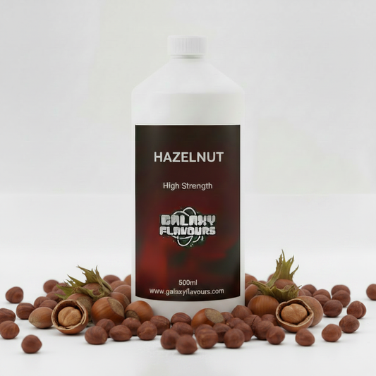 Galaxy Flavours Hazelnut Food Flavouring Concentrate – Professional High Strength, Vegan, Gluten-Free