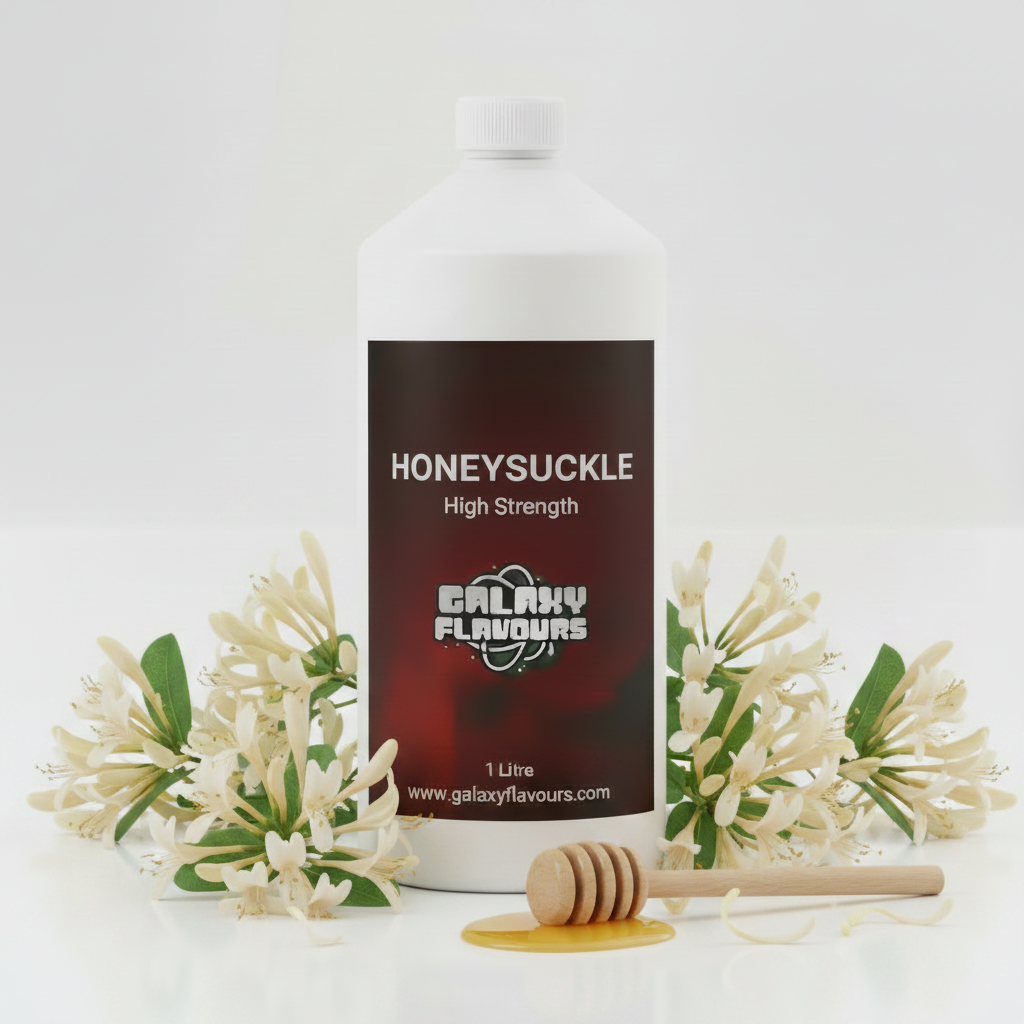 Galaxy Flavours Honeysuckle Food Flavouring Concentrate – Professional High Strength, Vegan, Gluten-Free