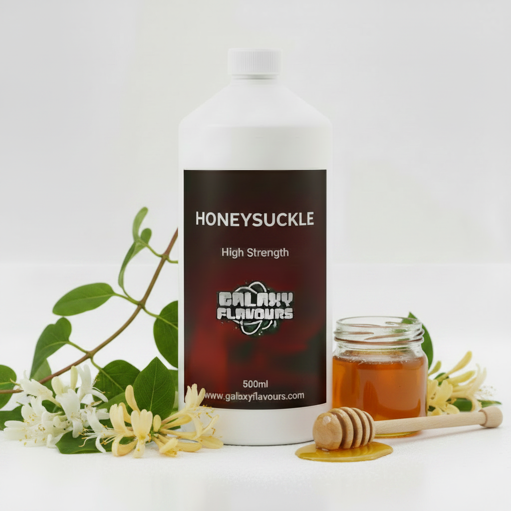 Galaxy Flavours Honeysuckle Food Flavouring Concentrate – Professional High Strength, Vegan, Gluten-Free