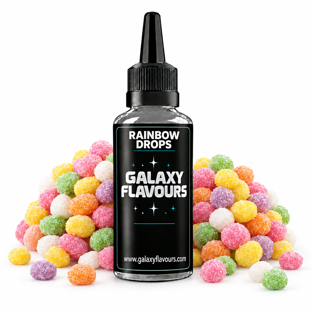Galaxy Flavours Rainbow Drops Food Flavouring Concentrate – Professional High Strength.