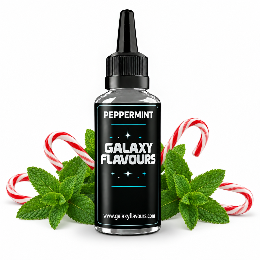 Galaxy Flavours Peppermint Food Flavouring Concentrate – Professional High Strength.